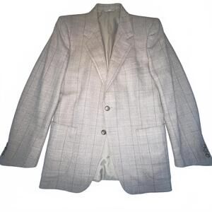 Kilgore Trout Cashmere/Wool Beige Sport Coat Italian 46/ US men’s 36S
